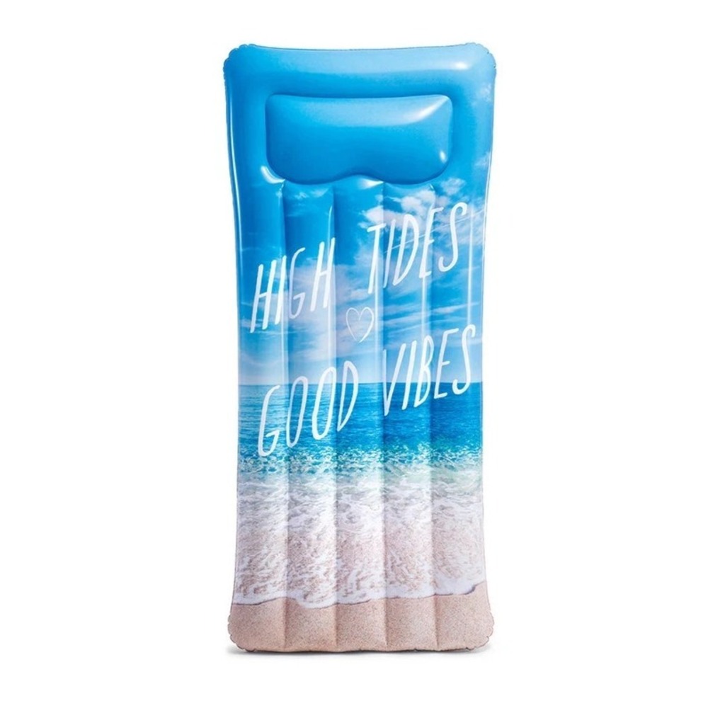 Intex Tropical Island Inflatable Adult Floating Mat Pool Lake Lounge Beach Relax
